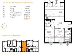 mieszkanie na sprzedaż - Grudziądz, Nowy Rządz